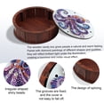 thumbnail image 4 of DIY Diamond Painting Kit Round Storage Box, Octopus Pattern Tray Decorative Craft, Desktop Item Storage, Multifunctional Creative Holiday Gift, 4 of 7