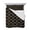 Black, variant on Quilts Twin Size Bedding Set, Black Moroccan Lightweight Quilted Comforter, Geometric Abstract Art Modern Soft Reversible Bedspread Coverlet with Pillow Covers for All Season, 68" x 86"