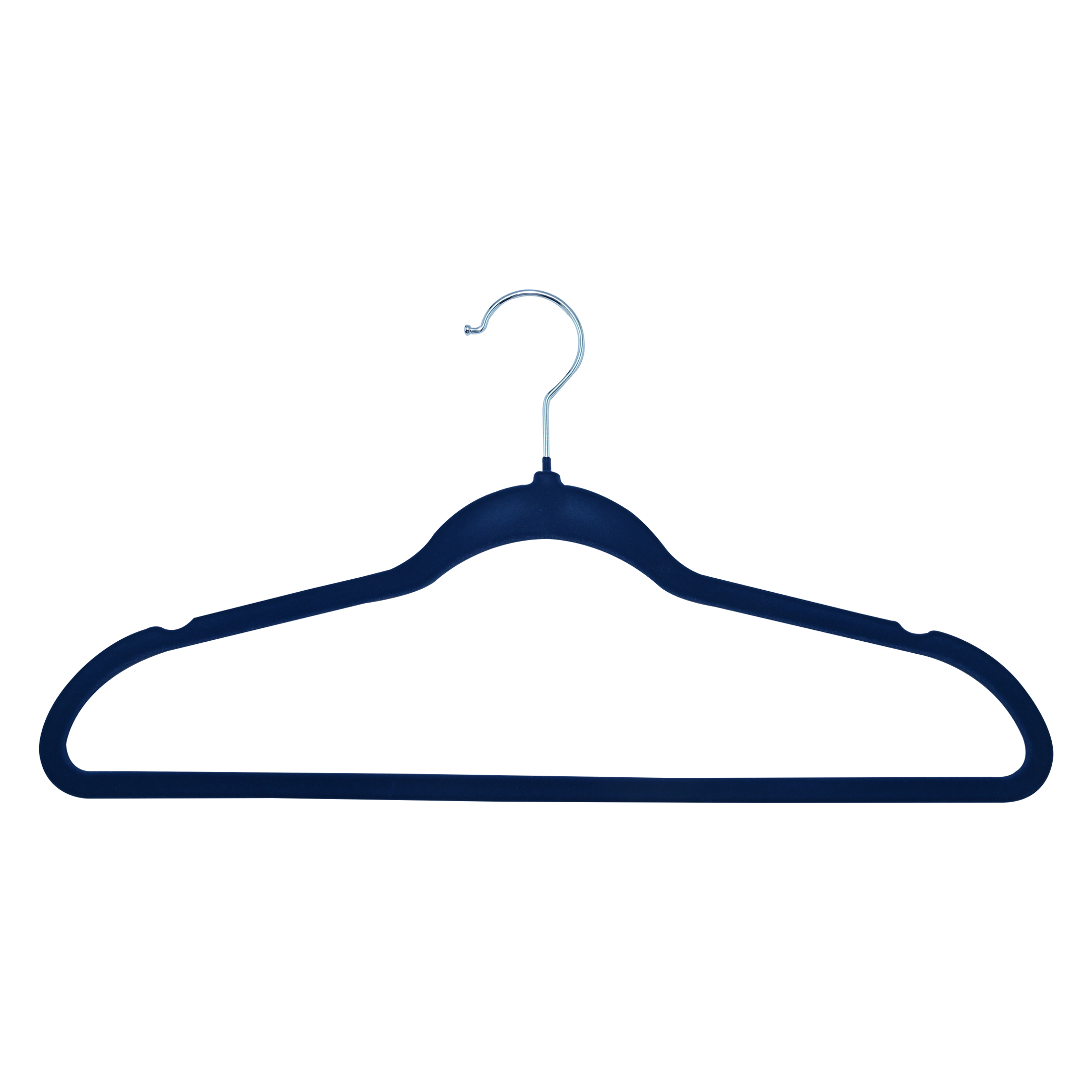 ClosetSelect Velvet Hangers, Navy Blue 50 Count