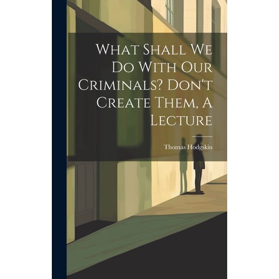 What Shall We Do With Our Criminals? Don't Create Them, A Lecture, (Hardcover)