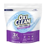 OxiClean Triple Action Odor Blasters Odor and Stain Remover Powder, To Use with Detergent, 4 lbs