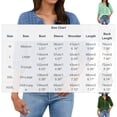 thumbnail image 3 of Babysbule Women's Cotton Embroidered Notch V-Neck Elbow Length Sleeve Casual Boho Top for Daily and Weekend Wear, 3 of 6