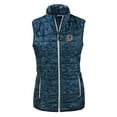 thumbnail image 2 of Women's Cutter & Buck Navy Durham Bulls Rainier PrimaLoft Eco Insulated Printed Full-Zip Puffer Vest, 2 of 3