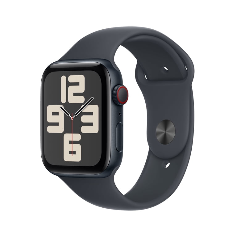 Apple, Smartwatch, 44mm GPS + Cellular, Midnight Aluminum Case