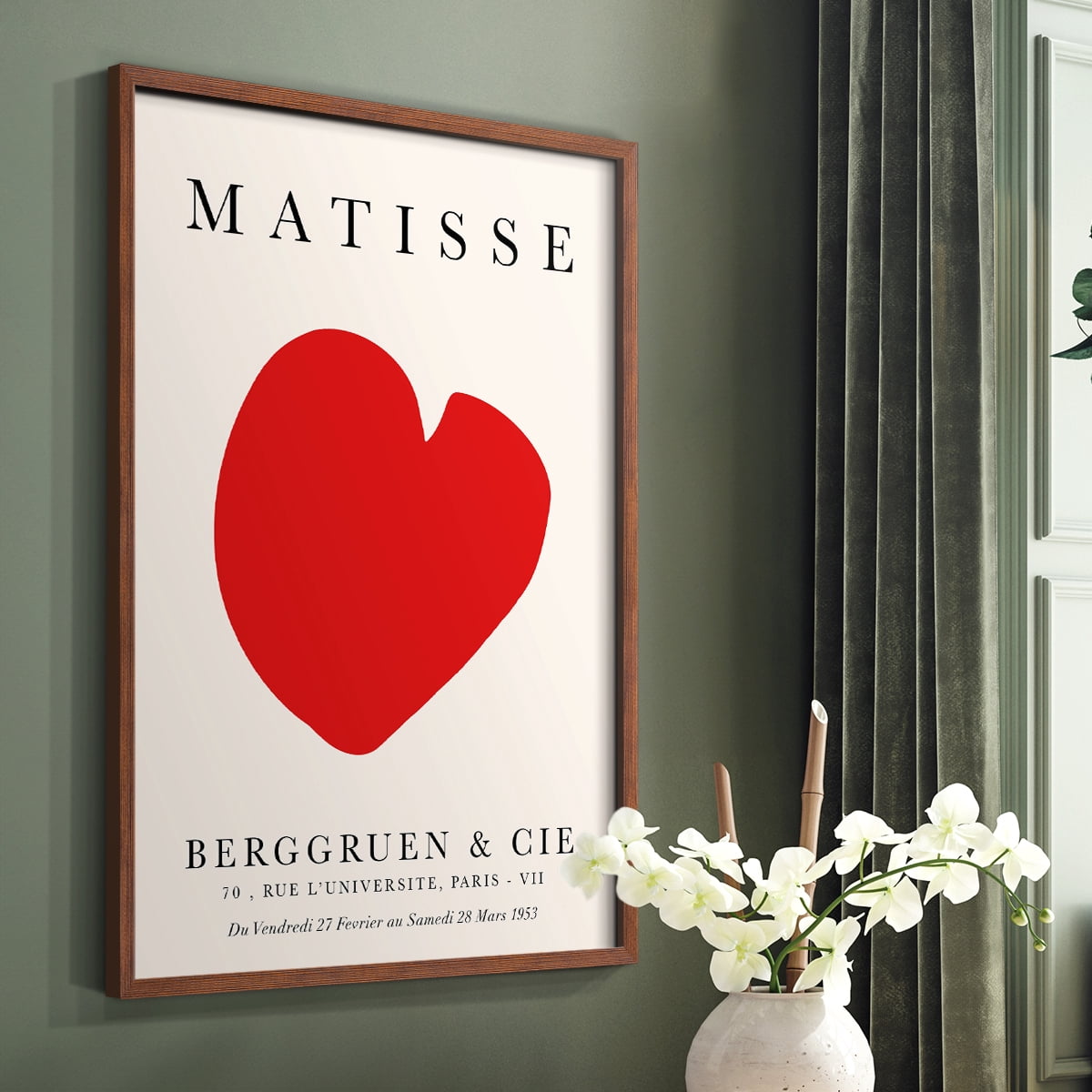 Matisse CCXVIII in Solid Wood 8 x 10 Framed Print