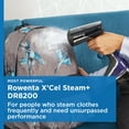 thumbnail image 4 of Rowenta X-Cel Steam Force Hand Steamer for Clothes, 1875 Watts, Garment Steamer, Black & Blue, DR8220U0, 4 of 11