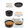 thumbnail image 2 of Hot Air Fryer Accessories 10pcs, Accessories Set Fryer Set Accessories Baking Accessories Bread Baking Basket Pizza Pan Silicone Mat Cooking Grate Fryer Recipe for 7 Inch Air Fryer, 2 of 7