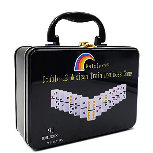Kalolary Double 12 Mexican Train Dominoes Game Accessories Chicken Foot...