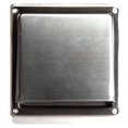 304 Stainless Steel Wall Metal Dryer Vent Cover Square Hood 4