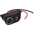 thumbnail image 2 of Adaptador de carga personalizado 18003 12 V Dual USB, 2 of 5