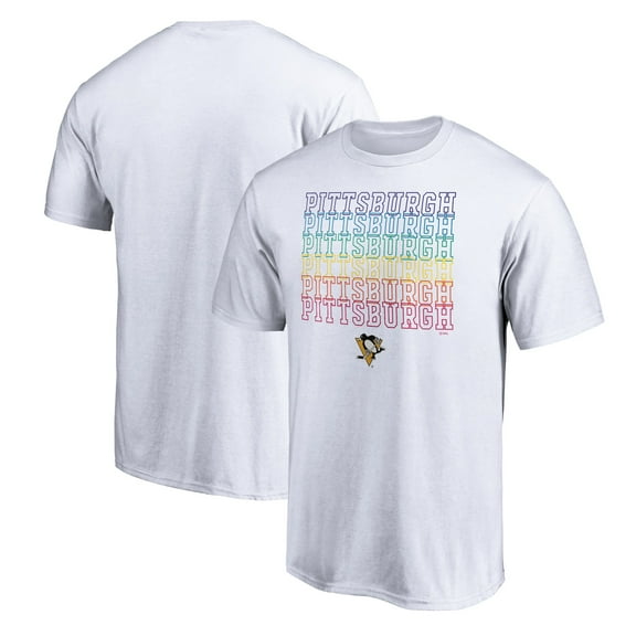 Men's White Pittsburgh Penguins City Pride T-Shirt