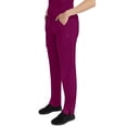 thumbnail image 6 of Healing Hands Purple Label Scrub Pants for Women Drawstring with 6 Pockets Wine 2XL, 6 of 7