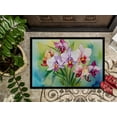 thumbnail image 3 of Caroline's Treasures DAC1563MAT Orchids in Watercolor Doormat 18x27 Front Door Mat Indoor Outdoor Rugs for Entryway, Non Slip Washable Low Pile, 18H X 27W, 3 of 6