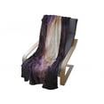 thumbnail image 4 of Galaxy Soft Flannel Fleece Throw Blanket, Large Pink and Purple Spiral Stardust Planet in Space Science Fiction Print, Cozy Plush for Indoor and Outdoor Use, 50" x 70", Black Pink Beige, by Ambesonne, 4 of 6