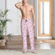 thumbnail image 2 of Balery Cute Pig Pantalones de pijama para hombre, pijama ultraligero, pantalón de descanso-X-Large, 2 of 6