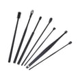 thumbnail image 4 of Kit de herramientas para limpiar cerumen de acero inoxidable de 7 piezas en negro, 4 of 6