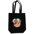 thumbnail image 2 of Diy Embroidery Material Kit Cartoon Animal Pattern Water-soluble Printing Canvas Bag With Hoop Threads Needles (black And White), 2 of 8
