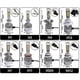thumbnail image 3 of Super Bright LED Headlight Bulbs, C6 H11 H3 H7 H4 881 9005 Hb4 9006 H13, 6000k, 72w, 12v, 7600lm, 3 of 4