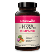 NatureWise Liver Detox Cleanse Supplement (60 servings) Triple Repair Formula with Milk Thistle, Turmeric, Reishi & Kudzu to Encourage Toxin Removal & Support Normal Function 120 Veggie Capsules