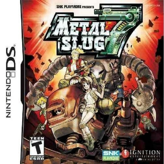 Restored Metal Slug 7 (Nintendo DS, 2008) Battle Game (Refurbished)