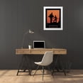 thumbnail image 3 of Unknown 15x18 White Modern Wood Framed Museum Art Print Titled - Priorities - Father and Son Golfing, 3 of 4