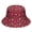 Red Christmas Santa Pattern, variant on Red Christmas Patchwork Pattern Bucket Hat, Beach Bucket Hat with Wide Brim & Breathable Fabric, Foldable Design Gifts for Birthday Christmas Thanksgiving