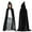 Black, variant on MEZZALL Baby Kids Girls Boys Party Cape Cloak Mantle Mentel Stylish Toddler Dailywear, Black, 5 Years