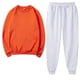 thumbnail image 2 of Puntoco Conjunto deportivo de pantalones deportivos informales con cuello redondo y sólido para mujer Puntoco Puntoco-8443, 2 of 4