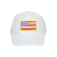 thumbnail image 2 of White USA Twill Mesh Cap, 2 of 2