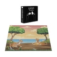 thumbnail image 3 of Ambesonne Leopard Jigsaw Puzzle Durable Cardboard, Happy Little Wild Cats Art, 1000 pcs, Fern Green Pale Vermilion, 3 of 5