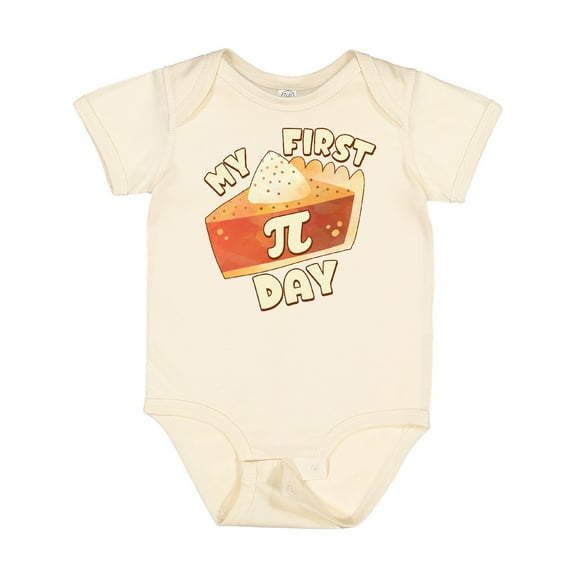 Inktastic My First Pi Day-pumpkin Pie Boys or Girls Baby Bodysuit