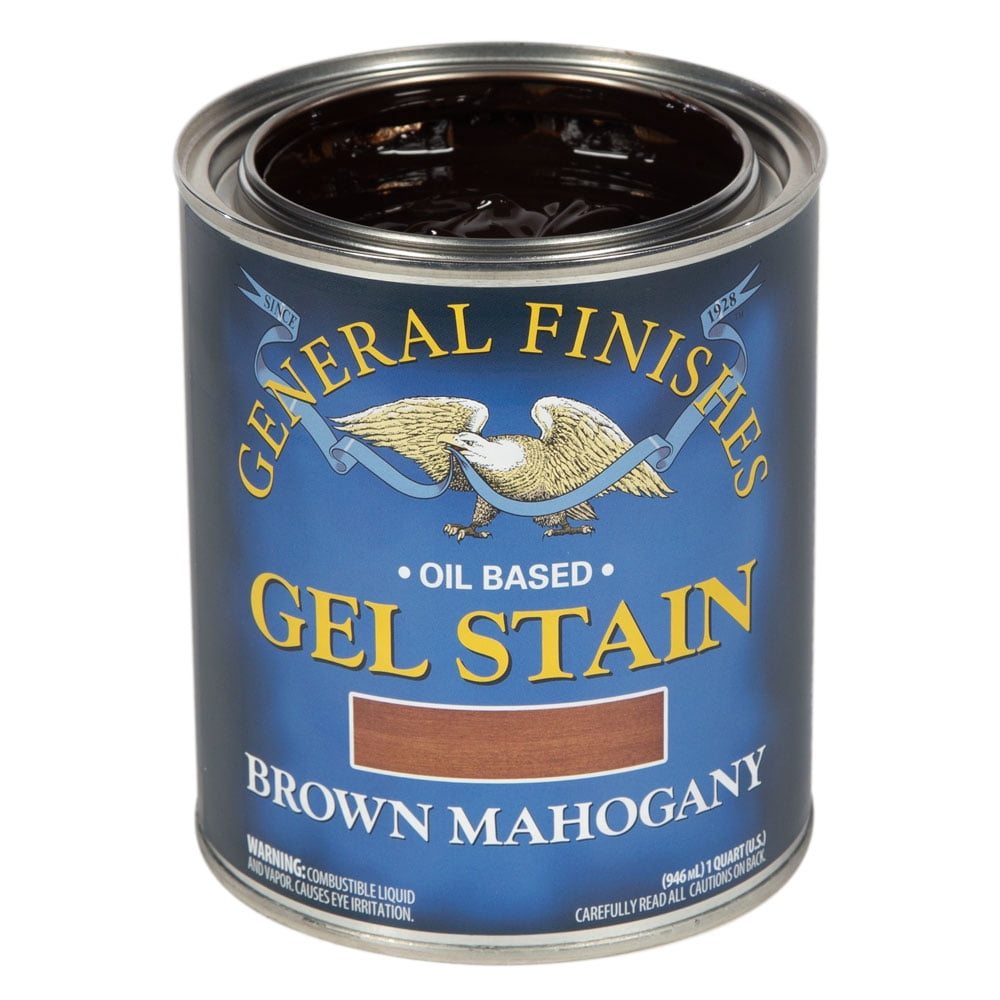 General Finishes, Brown Mahogany Gel Stain, Pint