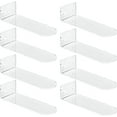 thumbnail image 1 of IEEK Floating Shoe Display 8 Pack,Levitating Acrylic Shoe Shelf for Wall,Clear Wall Mounted Shoe Rack Sneaker Display Shelves Space Saving Shoe Organizer Holder for Sneaker Collection, 1 of 4