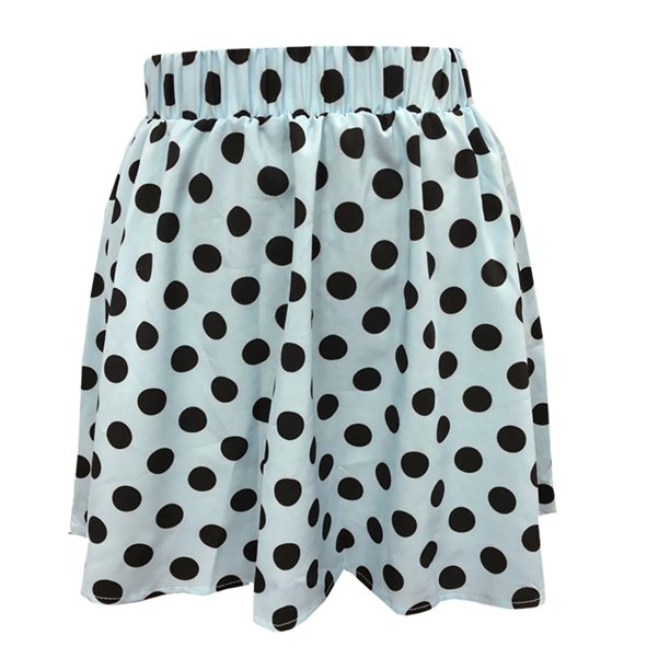 Gibobby faldas para mujer elegante media falda cuadrada para mujer(Aqua, S)