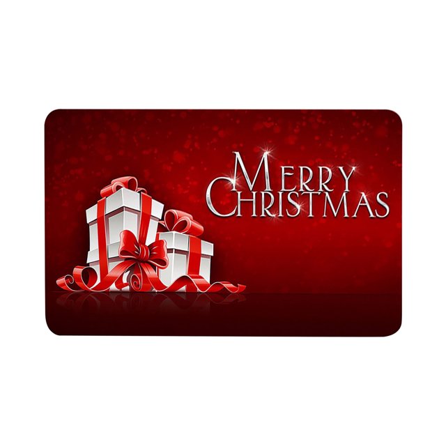 JINESXIAOClearance Warehouse - Felpudo navideño con estampado para puerta de entrada, para baño, hogar, transfronterizo
