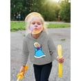 thumbnail image 2 of Winter Girl And Bird Hoodie Toddler -Image by Shutterstock,  4 Toddler, 2 of 4