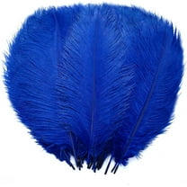 Blue Feathers Natural 8-10inch/20cm-25cm for Crafts Wedding Party Centerpieces and Home Decoration Feathers, 20 Pcs