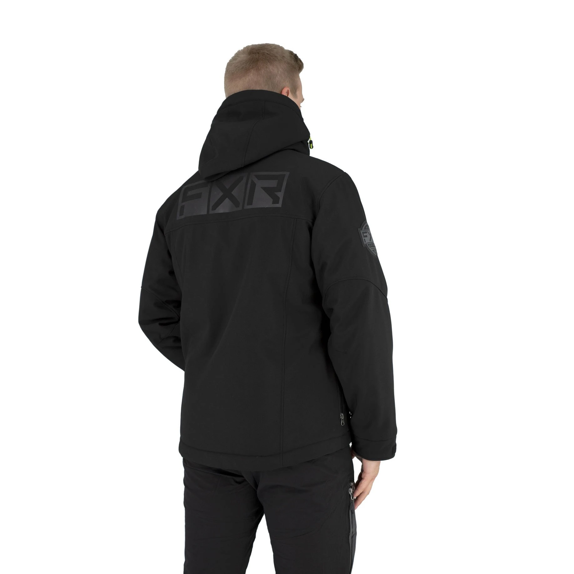 FXR  Black Hi-Vis Vertical Pro Insulated Softshell Jacket Warm Fleece Interior - XX-Large 210909-1065-19 - image 2 of 2