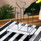 thumbnail image 1 of 1 portavasos de vidrio (0003 con soporte para bandeja de drenaje), 1 of 3