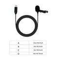thumbnail image 3 of High Sensitivity Lavalier Microphone Type C Interfaces Collar Clip on Mic 20Hz-16KHz for Action 3/4 Sports Camera, 3 of 9