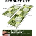 thumbnail image 3 of Kitchen Mats Set of 2 Cushioned Anti Fatigue Kitchen Rugs Non Slip Waterproof Kitchen Runner Memory Foam Floor Mat Comfort Standing Mat for Sink,Office,Laundry, Green, 3 of 3