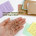 thumbnail image 4 of Lined Index Cards with Binding Rings Study Cards Vocabulary Cards for Students, 4 of 15