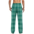thumbnail image 5 of purcolt Mens Plaid Pajama Pants Drawstring Elastic Waist Lightweight Sleep Pants Lounge Pants Sleepwear PJ Bottoms with Pockets, 5 of 7