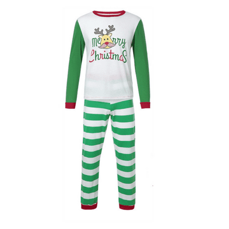 

MERSARIPHY Family Xmas Matching 2PCS Pajamas Set Reindeer Printed Family Sleepwear