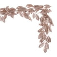 thumbnail image 4 of Vickerman 6' Café Latte Artificial Gardenia Glitter Garland., 4 of 5