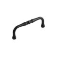 thumbnail image 1 of Hickory Hardware P3059-MB 3.5 in. Center to Center Williamsburg Collection Pull, Matte Black Finish, 1 of 1