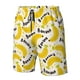 thumbnail image 4 of Balery Banana Fruit Traje de Baño Estilo Hawaiano para Hombre, Shorts de Secado Rápido con Bolsillos-Small, 4 of 6