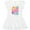 AA-White, variant on Inktastic Nana and Pops Love Me Retro Flowered Girls Toddler Dress