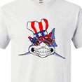 thumbnail image 4 of Inktastic 4th of July Patriot Shark T-Shirt, 4 of 5