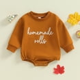 thumbnail image 4 of Gupgi Barboteuse de l\'Action de Grâce pour Bébé Fille Garçon Automne Hiver Manches Longues Col Rond Chandail Combinaison, 4 of 9